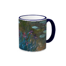 Irises and Water Lilies, Claude Monet Mug