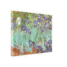 Irises by Vincent van Gogh, Vintage Fine Art Gallery Wrap Canvas