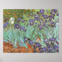 Irises by Vincent van Gogh, Vintage Fine Art Print