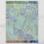 Irises, Vincent van Gogh. Full Color Flyer