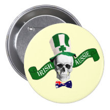 Irish Aussie  St Patrick's day Pins