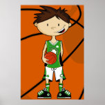 Irish Basketball Player Poster