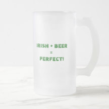 Irish Beer Glass Mug