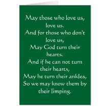 Irish Blessing 3 Greeting Cards