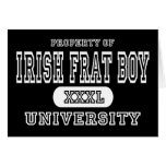 Irish Boy Dark Greeting Cards