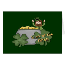 Irish Buck Card