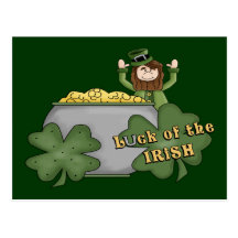 Irish Buck Postcard
