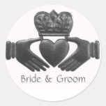 Irish Claddagh Love Symbol Stickers