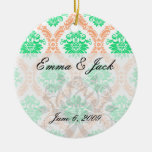 irish damask ornaments