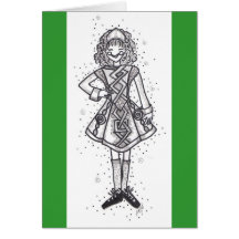 IRISH DANCER GREETING CARDS