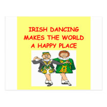 irish dancing postcards