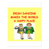 irish dancing postcards