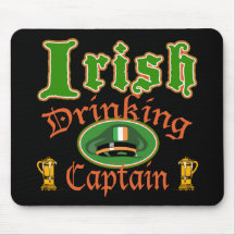 Irish Drinking Cptn Mousepad