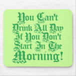 Irish Drinking Humour Mousepad