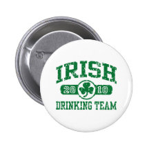 Irish Drinking Team 2010 Pinback Button