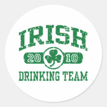 Irish Drinking Team 2010 Stickers