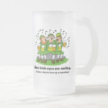 Irish eyes are smiling coffee mugs