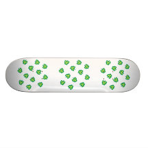 Irish Field of Shamrocks Skateboard