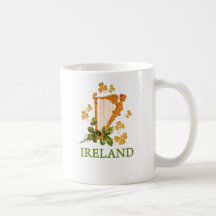 IRISH HARP COFFEE MUG