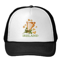 IRISH HARP MESH HAT