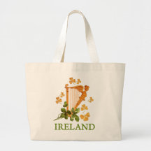 IRISH HARP TOTE BAG