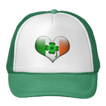 Irish Heart Mesh Hats
