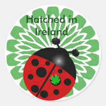 Irish Ladybug Stickers
