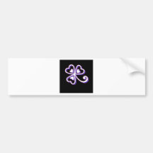 Irish Lucky clover Bumper Sticker