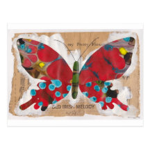 Irish Melody Butterfly Post Card