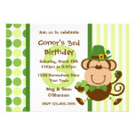 Irish Monkey Personalized Invitation