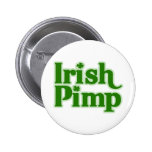 Irish Pimp Pinback Buttons