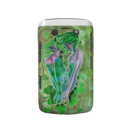 Irish Pinup Lady Blackberry Case