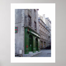Irish Pub in St. Malo, France Posters
