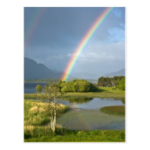 Irish Rainbow Postcard