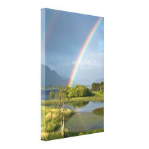 Irish Rainbow Wrapped Canvas Gallery Wrapped Canvas
