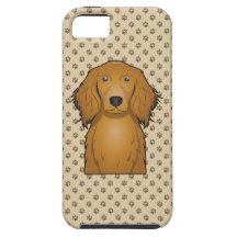 Irish Setter Cartoon iPhone 5 Covers