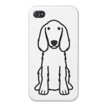 Irish Setter Dog Cartoon iPhone 4/4S Covers