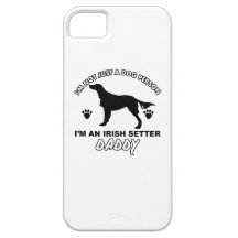 Irish setter Dog Daddy iPhone 5 Cases
