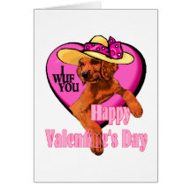 Irish Setter Valentines Day Gifts Greeting Cards