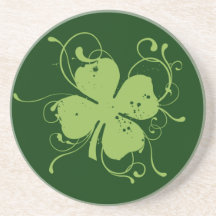 Irish Shamrock Coaster