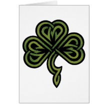 Irish Shamrock Gift Greeting Cards
