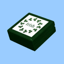 Irish Shamrock Ring gift boxes