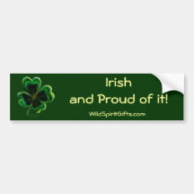 Irish Shamrock Series Bumper Sticker