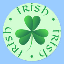 Irish Shamrock Sticker stickers