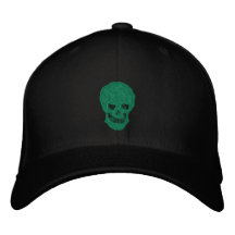 Irish Skull Embroidered Hat