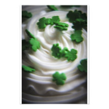 Irish Swirl Saint Patrick's Day Cupcake Frosting Invitations