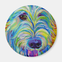 Irish Wolfhound #1 Magnets