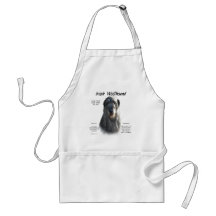 Irish Wolfhound (grey) History Design Aprons