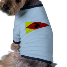 Irish Yachting Pennant Doggie Tee Shirt