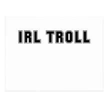 IRL Troll Postcard